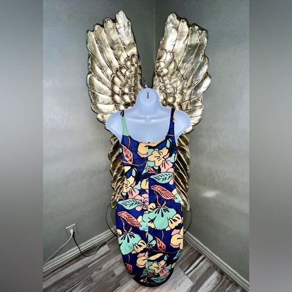 Zara Bodycon Dress Tropical - Picture 5 of 15